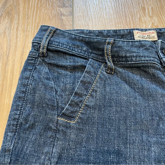 Free People Long Denim Short - Picture 3 of 14
